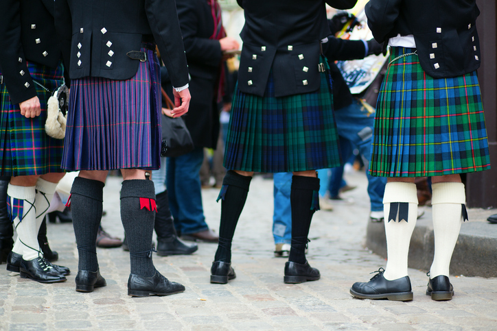 Men in kilts